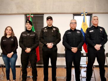 El Secretario de Seguridad Jalisco, Juan Pablo Hernández González, reconoció que los desafíos actuales de seguridad requieren de conocimientos más allá de las fronteras. ESPECIAL / POLÍCIA DEL ESTADO