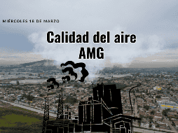 Este miércoles18 de marzo, SEMADET registra mala calidad de aire en Las Pintas con 98 puntos IMECA. EL INFORMADOR / ARCHIVO