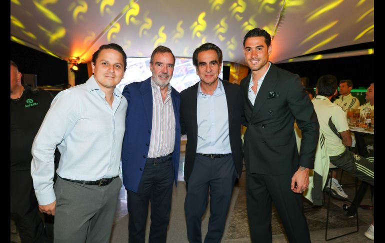 Rodrigo Hijar, Manuel Pérez Charly de la Torre y Álvaro Ruiz. GENTE BIEN JALISCO / E. Escamilla