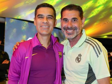 Rafa Márquez y Fernando Hierro. GENTE BIEN JALISCO / Cena de celebración “Copa Leyendas”