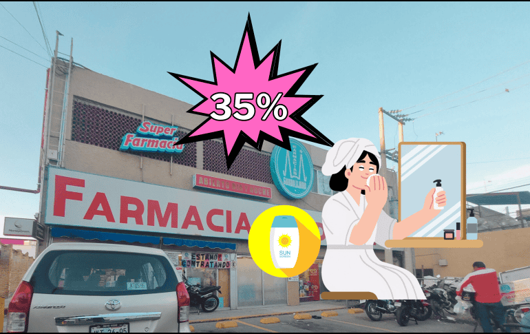 Este 18 de marzo, Farmacia Guadalajara tiene grandes descuentos en protectores solares y otros productos para el cuidado de la piel. EL INFORMADOR / ARCHIVO