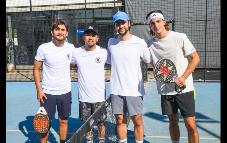 Abraham Berrospi, Jorge Pérez, Juan Pablo Fernández y Gonzalo Lares. GENTE BIEN JALISCO / Revista del 20 de marzo 2026
