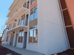 Así lucen las primeras Viviendas para el Bienestar en El Salto, Jalisco. ESPECIAL/Infonavit