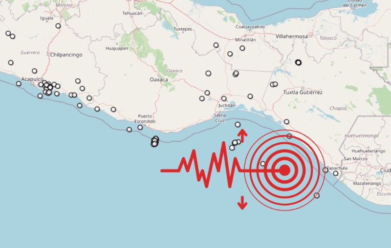 &nbsp;Sismo en Chiapas. ESPECIAL / SSN