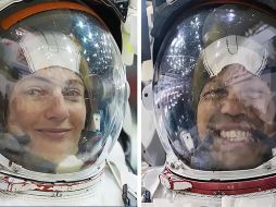 Meir y Williams de la Expedición 74 salieron al exterior desde la esclusa de aire Quest a las 08:52 hora del Este. EFE/NASA