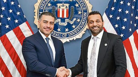 Harfuch se reunió en Washington con Kash Patel. ESPECIAL