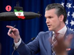 El secretario de Defensa estadounidense Pete Hegseth en conferencia de prensa en el Pentágono en Washington, el 19 de marzo del  2026. AP / Manuel Balce Ceneta