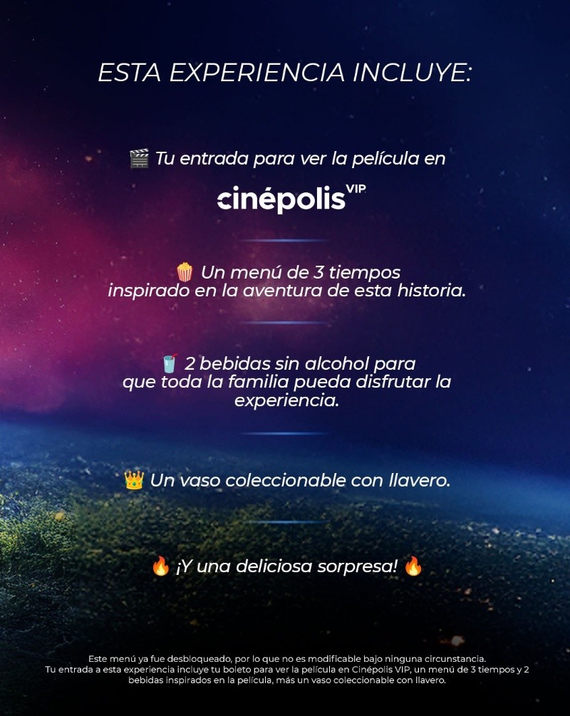 &nbsp;&nbsp;CORTESÍA/ Cinépolis