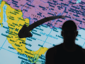 El mapa devela que las organizaciones criminales extranjeras tienen mayor concentración en estados fronterizos de México, así como en la Ciudad de México y el Estado de México. ESPECIAL / CANVA