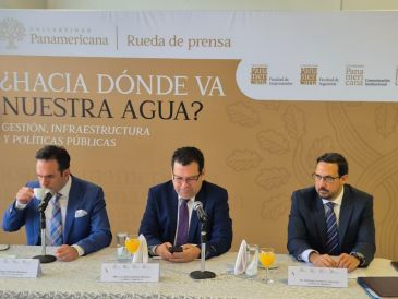 Desde la rueda de prensa "¿Hacia dónde va nuestra agua?", académicos de la UP exigen acciones para evitar contaminación del agua en Guadalajara. EL INFORMADOR / M. Hernández