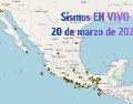 EN VIVO | Sismos en México | Viernes 20 de marzo. ESPECIAL / SSN