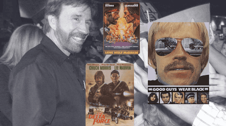 Norris incursionó en el cine como némesis de Bruce Lee en la película 