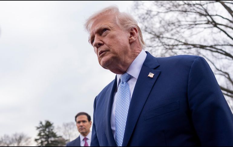 El Presidente de Estados Unidos reiteró que su Administración mantendrá la ofensiva militar en Irán. EFE/S. Thew