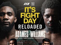 Carlos Adames y Austin “Ammo” Williams resolverán el pleito que quedó pendiente en enero. X/MatchroomBoxing