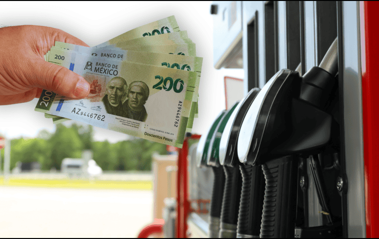 Sheinbaum ha afirmado que su Gobierno cuenta con mecanismos fiscales para amortiguar posibles alzas en la gasolina ante el encarecimiento del petróleo. ESPECIAL / CANVA