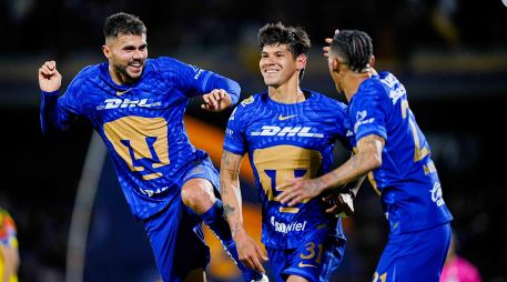 Robert Morales anotó por los pumas al minuto 90+5.IMAGO7/D. Padilla