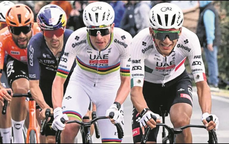 Isaac del Toro brilló con un trabajo táctico fundamental en el triunfo de su equipo en la “Classicissima”. ESPECIAL