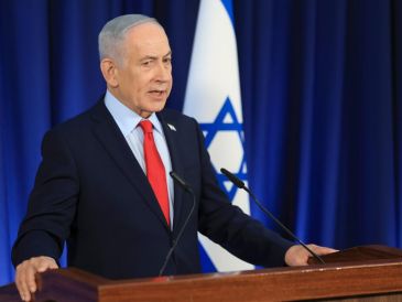 Según Netanyahu, Israel y Estados Unidos están "ganando esta batalla" y "aplastando al enemigo", mientras siguen "firmes" en su determinación. EFE/EPA/R. Zvulun