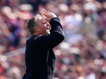 El entrenador del Barcelona destacó la relevancia del resultado respecto al contexto de fatiga del equipo. EFE / Alejandro García