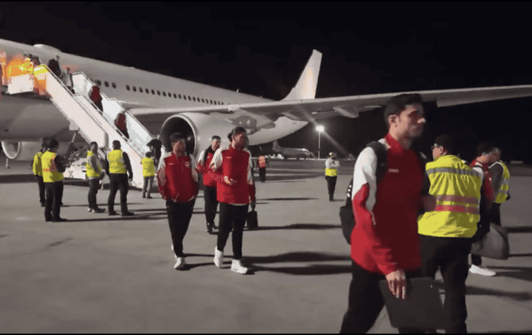 Gabriela Cuevas, representante de México para la organización del Mundial de 2026, destacó está llegada a la ciudad de Monterrey. ESPECIAL/X/ @IraqNT_EN