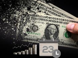 El dólar registró una baja este lunes en el inicio de la jornada. ESPECIAL / CANVA