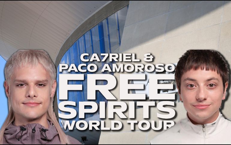 CA7RIEL & Paco Amoroso anunciaron que se presentarán en el Auditorio Telmex de Zapopan el próximo domingo 2 de agosto. EL INFORMADOR / ARCHIVO