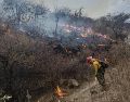 Alrededor de 100 brigadistas trabajaron en la contención del fuego. ESPECIAL / PROTECCIÓN CIVIL Y BOMBEROS DEL ESTADO