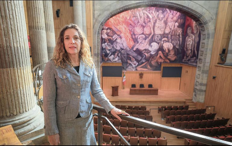 Laura Ayala, curadora de la muestra “Correspondencias: Orozco-Eisenstein”. EL INFORMADOR/ A. Navarro