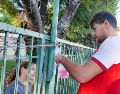 El acercamiento con los estudiantes regios ocurre en el marco de su estancia en México, donde Irak se prepara para disputar el partido que definirá su clasificación a la Copa del Mundo 2026. X / @IraqNT_EN