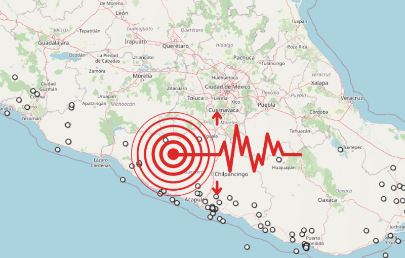 Sismo en Guerrero. ESPECIAL / SSN&nbsp;
