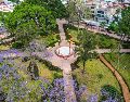 Imagen aérea del Parque de la Revolución tras su rehabilitación. EL INFORMADOR/A. Navarro