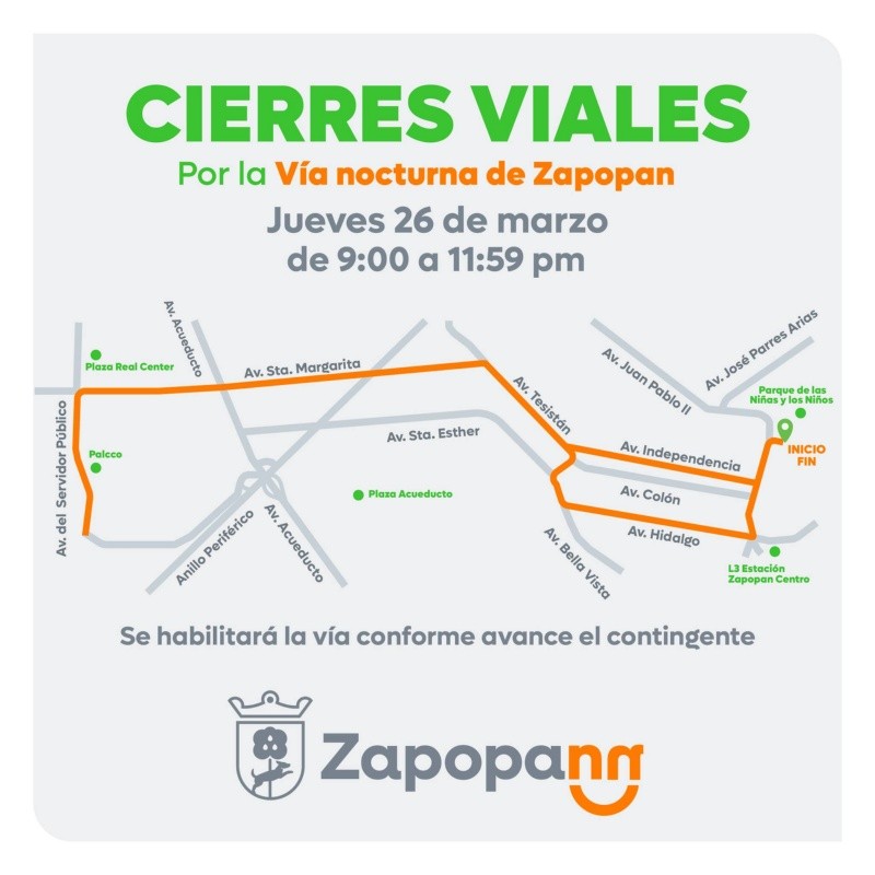 CORTESÍA/  Dirección de Movilidad y Transporte Zapopan&nbsp;