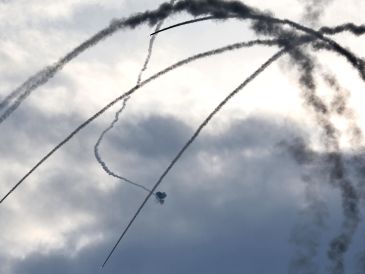 En represalia, Irán lanzó múltiples misiles contra territorio israelí. EFE/A. Safadi