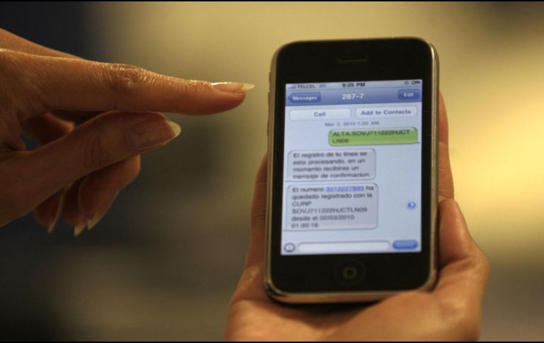 Los reportes por suplantación de identidad se incrementaron, y por ello es importante consultar las líneas celulares vinculadas a tu CURP de vez en cuando: ¡es gratis! EL INFORMADOR/ARCHIVO