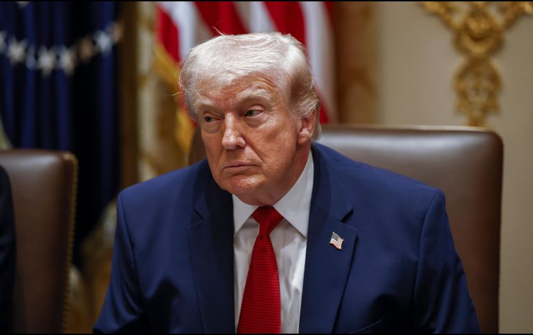 Donald Trump amenazó con destruir las centrales eléctricas de Irán. EFE/W. Oliver