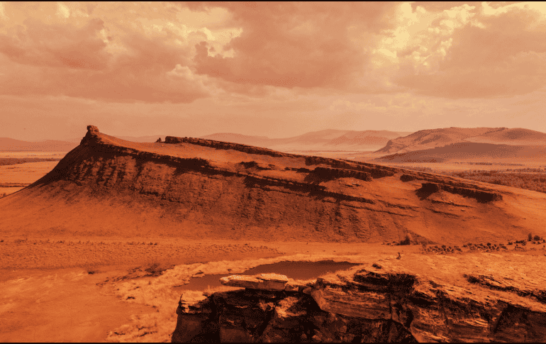 La NASA ha revelado imágenes impactantes capturadas por la cámara HiRISE del orbitador Mars Reconnaissance Orbiter. CANVA