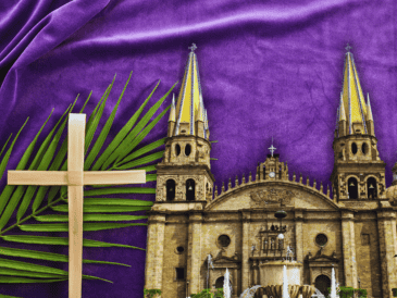 A pesar del acelerado avance de la modernidad, la tecnología y las nuevas costumbres sociales, las tradiciones de la Semana Santa se mantienen inquebrantables en todo el país. ESPECIAL / CANVA