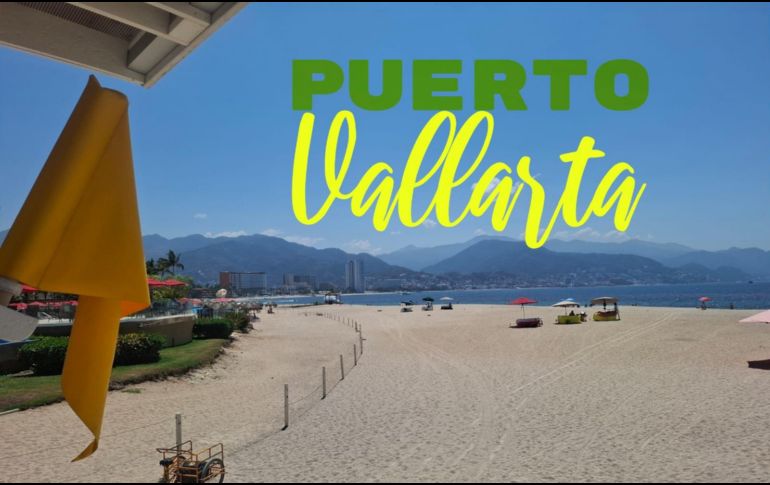 Así se encuentran las playas de Puerto Vallarta este sábado 28 de marzo de 2026. ESPECIAL / FACEBOOK Protección Civil y Bomberos Puerto Vallarta