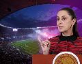 Claudia Sheinbaum aseguró que el partido amistoso México vs Portugal, que se jugó el sábado pasado en la reinauguración del Estadio Azteca, ofreció un primer ensayo exitoso rumbo al Mundial 2026. ESPECIAL, EFE / M. Guzmán e IMAGO7