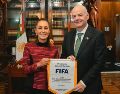 Sheinbaum Pardo aseguró que "todo va a salir maravilloso" y la inauguración del próximo 11 de junio "va a ser histórica" y "excepcional". X/ @Claudiashein