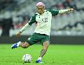 Julián Araujo durante el entrenamiento oficial de la selección nacional de Mexico, celebrado en el Estadio Azteca. Imago7/ Archivo.