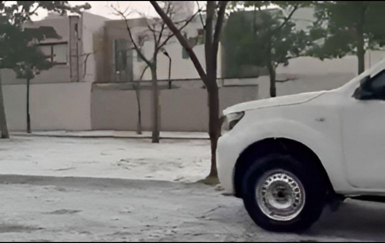 Jalisco Alerta advirtió granizo; cayó en zonas de Guadalajara y Tlaquepaque, según reportes. ESPECIAL