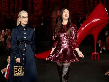 Las estrellas eligieron dos espacios icónicos de la cultura mexicana: la Casa Azul y el Museo Anahuacalli. EFE/José Méndez