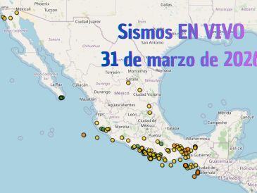 EN VIVO | Sismos en México | Martes 31 de marzo. ESPECIAL / SSN