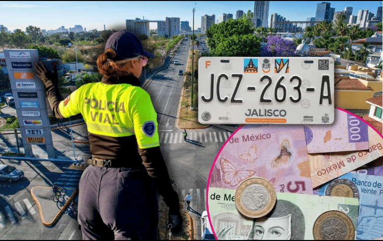 Los automovilistas que no realicen el cambio de placas podrían recibir una multa por parte de la Policía Vial de Jalisco. EL INFORMADOR/ARCHIVO ESPECIAL/X @JaliscoVial