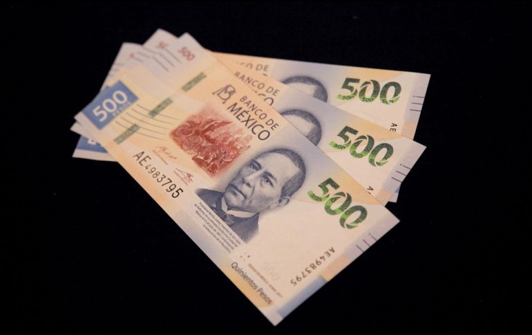 El peso mexicano conservó una apreciación del 0.46 % en el primer trimestre del 2026. EFE/ARCHIVO