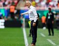 El técnico reconoció que el rendimiento no fue el ideal durante todo el encuentro. EFE/ F. Guasco.