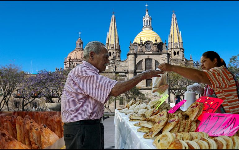 Las autoridades distribuyeron estratégicamente los permisos en las inmediaciones de los recintos religiosos más importantes del Centro Histórico. ESPECIAL / EL INFORMADOR