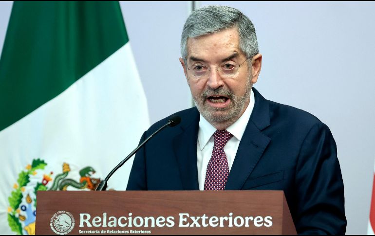 Juan Ramón de la Fuente, secretario de Relaciones Exteriores. EFE / ARCHIVO