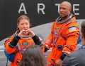 Koch, astronauta de NASA, cuenrta con carrera en ciencia y exploración extrema global y retos. AFP
